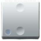 GEWISS - PULSANTE UNIPOLARE 250V ac - NA 10A ILLUMINABILE - 2 MODULI- SYSTEM WHITE