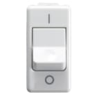GEWISS - INTERRUTTORE BIPOLARE 250V ac - PER IMPIEGHI GRAVOSI - 25AX - NEUTRO - SIMBOLO 0/I- 1 MODULO - SYSTEM WHITE