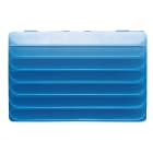 GEWISS - LAMPADA SEGNAPASSO CON DIFFUSORE PIANO - 12/24V - AZZURRO - 3 MODULI - SYSTEM