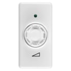 GEWISS - REGOLATORE ELETTRONICO - PER CARICHI RESISTIVI/INDUTTIVI - ROTATIVO CON DEVIATORE - 1 MODULO - SYSTEM WHITE