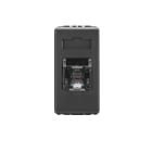 GEWISS - PRESA TELEFONICA - RJ11 - DOPPINO TWISTATO - MORSETTI A VITE - 1 MODULO - SYSTEM BLACK
