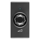 GEWISS - REGOLATORE ELETTRONICO - PER CARICHI RESISTIVI/INDUTTIVI - ROTATIVO CON DEVIATORE - 1 MODULO - SYSTEM BLACK