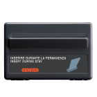 GEWISS - INTERRUTTORE UNIVERSALE PER IMPIANTI ALBERGHIERI - UNIPOLARE NA - 10A - BADGE 54mm - LUMINOSO 230V - 3 MODULI SYSTEM BLACK