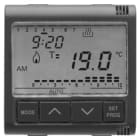 GEWISS - CRONOTERMOSTATO PROGRAMMAZIONE GIORNALIERA/SETTIMANALE - 230V ac 50/60Hz - 2 MODULI - SYSTEM BLACK
