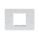 GEWISS - PLACCA COMPACT - AUTOPORTANTE - 2 POSTI - BIANCO NUVOLA - SYSTEM