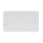 GEWISS - PLACCA CIECA PER SCATOLE RETTANGOLARI DA INCASSO - 6 POSTI (3+3 SOVRAPPOSTI) - A VITE - NERO TONER