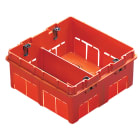 GEWISS - SCATOLA AD ALTA CAPIENZA PER SERIE CIVILI MODULARI - BIG BOX - HALOGEN FREE - 8 POSTI (4+4) - 131X129X53