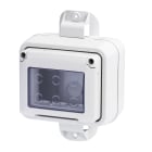 GEWISS - CONTENITORE PER APPARECCHI SYSTEM - STAGNO - 3 POSTI - FISSAGGIO ABBRACCIO PALO - GRIGIO RAL 7035 - IP55