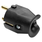 GEWISS - SPINA MOBILE - DIRITTA - STANDARD TEDESCO/FRANCESE - 2P+T 10 /16A 250V ac - NERO