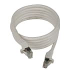 GEWISS - CORDONE DI PERMUTAZIONE RJ45-RJ45 - SCHERMATO - CATEGORIA 5e - FTP 24 AWG - 0,5m - GRIGIO - 38 LAN