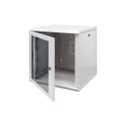 GEWISS - QUADRO DA PARETE 19" - IN METALLO - PORTA TRASPARENTE - 12U - 600X605X600 - GRIGIO RAL 7035