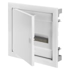 GEWISS - CENTRALINO DA INCASSO 12 MODULI - CON PORTA CIECA E CORNICE IN METALLO - IP40