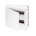 GEWISS - CENTRALINO DA ARREDO PREDISPOSTO PER ALLOGGIAMENTO MORSETTIERA - PORTA CIECA - BIANCO - 24 (12X2) MODULI