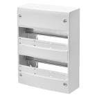 GEWISS - CENTRALINO STANDARD FRANCESE - DA PARETE - SENZA PORTA - EQUIPAGGIATO CON MORSETTIERA - 26 MODULI (13X2) - IP30 RAL9016