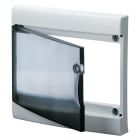 GEWISS - PORTA TRASPARENTE FUMÉ CON CORNICE PER FINITURA CENTRALINI STANDARD FRANCESE SENZA PORTA - IP40 - 52 MODULI