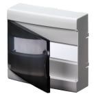 GEWISS - PORTA TRASPARENTE FUMÉ CON CORNICE PER FINITURA BASI DI SUPPORTO - IP40 - FISSAGGIO A SCATTO