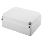 GEWISS - CASSETTA DI DERIVAZIONE CON COPERCHIO BASSO A VITE - IP56 - DIMENSIONI INTERNE 300X220X120 - PARETI LISCE - GRIGIO RAL 7035