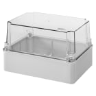 GEWISS - CASSETTA DI DERIVAZIONE E PER APPARECCHIATURE ELETTRICHE ED ELETTRONICHE-COPERCHIO ALTO TRASPARENTE-IP56-DIMENSIONI INTERNE 240X190X160-PARETI LISCE