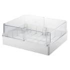 GEWISS - CASSETTA DI DERIVAZIONE E PER APPARECCHIATURE ELETTRICHE ED ELETTRONICHE-COPERCHIO ALTO TRASPARENTE-IP56-DIMENSIONI INTERNE 460X380X180-PARETI LISCE