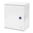 GEWISS - QUADRO POLIESTERE PORTA CIECA MUNITA DI SERRATURA - 250X300X160 - IP66 - GRIGIO RAL 7035