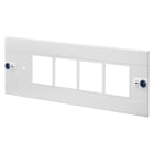 GEWISS - PANNELLO FRONTALE PER STRUMENTI DI MISURA E COMMUTATORI - CVX 160I/160E - 24 MODULI - 4 STRUMENTI 96X96 - 600X200