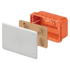 GEWISS - CASSETTA DI DERIVAZIONE E CONNESSIONE - PER PARETI IN MURATURA - DIMENSIONI 152X98X70 - COPERCHIO BIANCO RAL9016