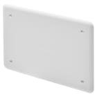 GEWISS - COPERCHIO BASSO ANTIURTO AD ALTA RESISTENZA - PER CASSETTE PT/PT DIN E PT DIN GREEN WALL - 152X98 -IP40 - BIANCO RAL9016