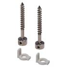 GEWISS - KIT PER PIOMBATURA COPERCHI / FRONTALI - N.2 VITI CON TESTA CON FORO PASSANTE