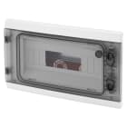 GEWISS - CENTRALINO COMPONIBILE DA INCASSO - STAGNO - 12 MODULI - IP55 GRIGIO RAL 7035