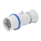 GEWISS - SPINA MOBILE DIRITTA HP - CON INVERTITORE DI FASE - IP44/IP54 - 3P+T 16A 200-250V - BLU - 9H - CABLAGGIO A VITE