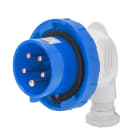 GEWISS - SPINA MOBILE A 90° - IP67 - 2P+T 16A 200-250V 50/60HZ - BLU - 6H - CABLAGGIO A VITE
