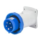 GEWISS - SPINA FISSA DA INCASSO DIRITTA - IP67 - 2P+T 16A 200-250V 50/60HZ - BLU - 6H - CABLAGGIO A VITE