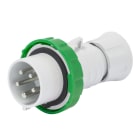 GEWISS - SPINA MOBILE DIRITTA HP - IP66/IP67/IP68/IP69 - 3P+T 32A >50V 100-300HZ - VERDE - 10H - CABLAGGIO A VITE
