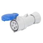 GEWISS - PRESA MOBILE DIRITTA HP - IP44/IP54 - 3P+N+T 32A 200-250V 50/60HZ - BLU - 9H - CABLAGGIO RAPIDO