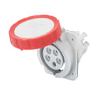 GEWISS - PRESA FISSA DA INCASSO A 10° HP - IP66/IP67 - 3P+N+T 16A 380-415V 50/60HZ - ROSSO - 6H - CABLAGGIO RAPIDO