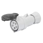 GEWISS - PRESA MOBILE DIRITTA HP - IP44/IP54 - 3P+N+T 32A 600-690V 50/60HZ - NERO - 5H - CABLAGGIO A VITE
