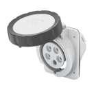 GEWISS - PRESA FISSA DA INCASSO A 10° HP - IP66/IP67 - 3P+T 16A 600-690V 50/60HZ - NERO - 5H - CABLAGGIO A VITE