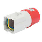 GEWISS - ADATTATORE DA INDUSTRIALE A CIVILE - SPINA 3P+N+T 16A 400V ac 50/60HZ - PREDISPOSTA PER 2 MODULI SYSTEM