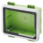 GEWISS - CASSETTA CON CORNICE PER INCASSO DI PRESE FISSE ORIZZONTALI - PER PARETI MOBILI E CARTONGESSO - 16/32A CBF - IP44