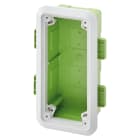GEWISS - CASSETTA CON CORNICE PER INCASSO DI PRESE FISSE VERTICALI - PER PARETI MOBILI E CARTONGESSO - 16/32A - IP55