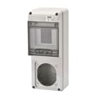 GEWISS - Q-DIN 5 MODULI - 1 FLANGIA IEC 309 16A IP44/67 - IP65