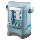 GEWISS - QMC125B - CABLATO - MONOFACCIALE - 2 PRESE 2P+T 16A + 2 PRESE 3P+N+T 16A - IP44 - AZZURRO