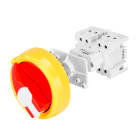GEWISS - INTERRUTTORE SEZIONATORE ROTATIVO - DA QUADRO - MANOPOLA ROSSA - 4P 5M EN50022 63A
