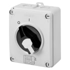 GEWISS - INTERRUTTORE SEZIONATORE ROTATIVO - HP - COMANDO - CASSETTA IN MATERIALE ISOLANTE - 32A 4P - MANOPOLA NERA LUCCHETTABILE - IP66/67/69