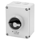 GEWISS - INTERRUTTORE SEZIONATORE ROTATIVO - HP - COMANDO - CASSETTA IN MATERIALE ISOLANTE - 16A 6P - MANOPOLA NERA LUCCHETTABILE - IP66/67/69