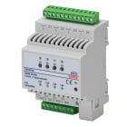GEWISS - ATTUATORE ON/OFF - 4 CANALI - 10A - 4 INGRESSI UNIVERSALI - KNX - IP20 - 4 MODULI DIN