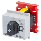 GEWISS - COMMUTATORE VOLTMETRICO - 4 POSIZIONI FASE-NEUTRO 16A 690V - 3 MODULI