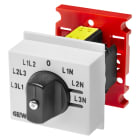 GEWISS - COMMUTATORE VOLTMETRICO - 7 POSIZIONI FASE-FASE E FASE-NEUTRO 16A 690V - 3 MODULI
