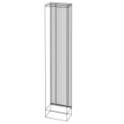 GEWISS - TELAIO POSTERIORE - PER VANO ESTERNO - QDX 630 L - 400X1600MM