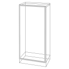 GEWISS - 2 PROFILI VERTICALI - IP30 - H1800 - QDX630H/1600H